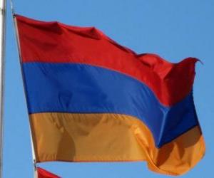 yapboz Ermenistan bayrağı